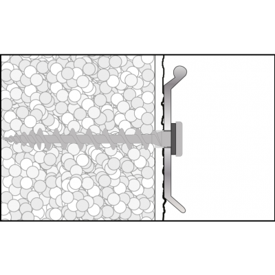 WKRĘT DO IZOLACJI TERMICZNYCH 80MM ŚREDNICA 8MM CZARNY /opk=50szt./ 9480IPS CELO (9480IPS)